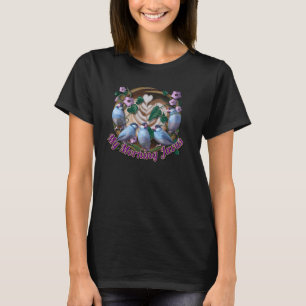 My morning JAVA with Java sparrows T-Shirt