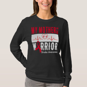 My Mother In Law Is A Warrior Stroke Awareness Sur T-Shirt