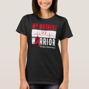 My Mother In Law Is A Warrior Stroke Awareness Sur T-Shirt