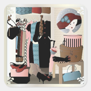 My Mother's Closet Square Sticker