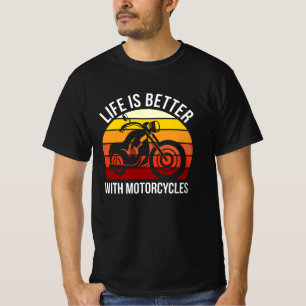 My Motorcycle Ride Funny Bike Rider Graphic T-Shirt