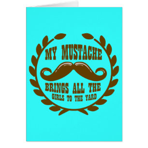 My Moustache Brings all the Girls to the Yard