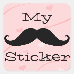 My Moustache Sticker