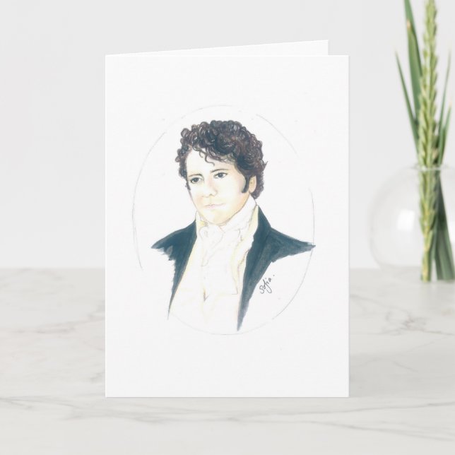 My Mr Darcy Card (Front)