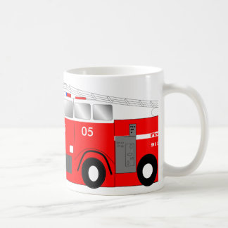 My mug is a FIRE TRUCK