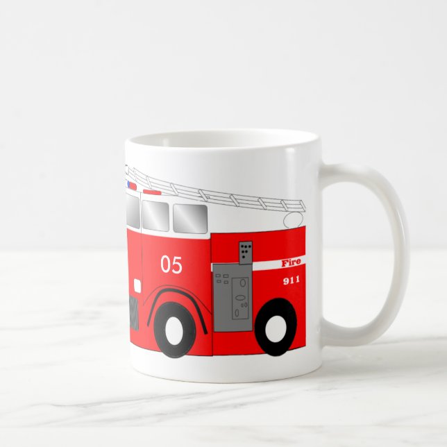My mug is a FIRE TRUCK (Right)