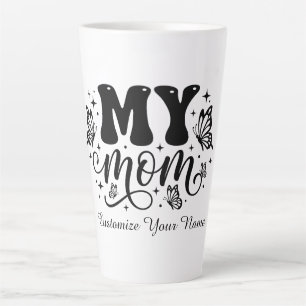 My Mum Aesthetic Butterfly Mother’s Day Latte Mug