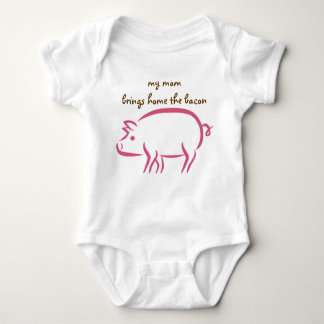 My Mum Brings Home the Bacon: Working Moms Baby Bodysuit