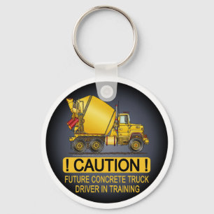 My Mum Drives A Concrete Truck Infant Creeper Key Ring