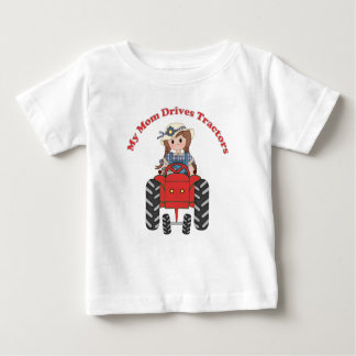 My Mum Drives Tractors Baby T-Shirt