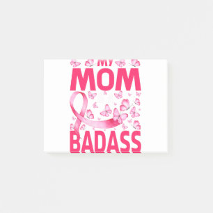 My Mum Is A Badass Breast Cancer Awareness Post-it Notes