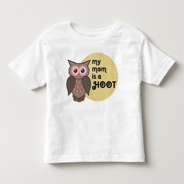 My mum is a hoot owl. Dad too. Toddler T-Shirt (Front)