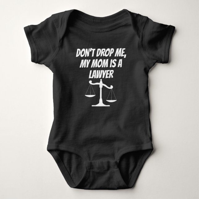 My Mum Is A Lawyer Baby Bodysuit (Front)
