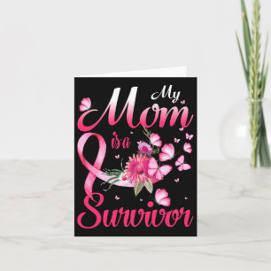 My Mum Is A Survivor Breast Cancer Awareness Card