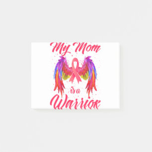 My Mum Is A Warrior Breast Cancer Awareness Wings. Post-it Notes