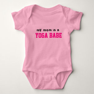 My Mum is a YOGA BABE Baby Bodysuit