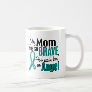 My Mum Is An Angel 1 Ovarian Cancer Coffee Mug