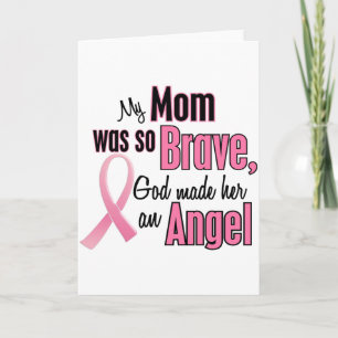 My Mum Is An Angel Breast Cancer Card