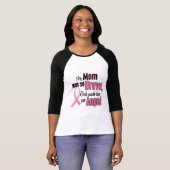 My Mum Is An Angel Breast Cancer T-Shirt (Front Full)