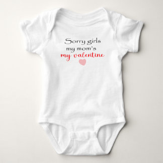 "My Mum is my Valentine" Baby Bodysuit