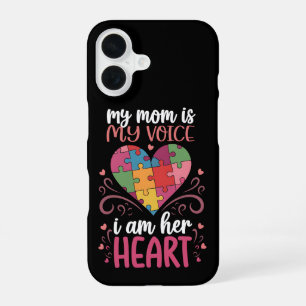 My Mum Is My Voice Autism Autistic Awareness iPhone 16 Case