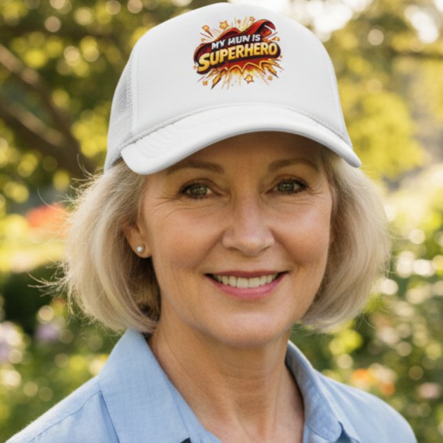 My Mum Is Superhero Trucker Hat (Creator Uploaded)