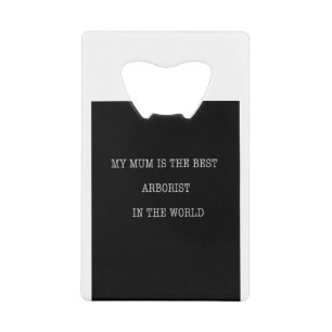 My mum is the best Arborist in the world