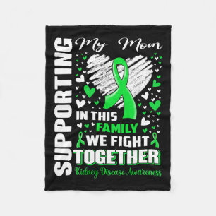 My Mum Kidney Disease Awareness Fleece Blanket