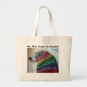 My Mum Loves to Crochet Tote Bag