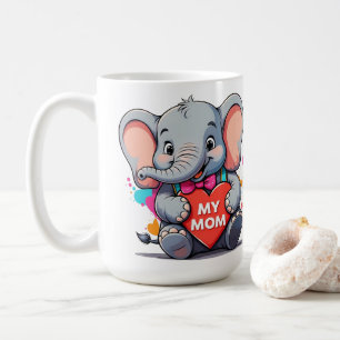 my mum- mothers day- elephant coffee mug
