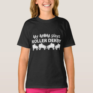 My Mum plays Roller Derby, Roller Skating T-Shirt