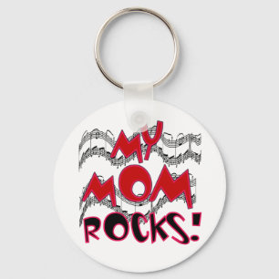 My Mum Rocks Key Ring