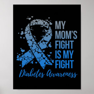 My Mum’s Fight Is My Fight Diabetes Awareness Poster