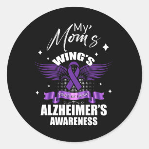 My Mum Wings Cover My Heart Angel Heaven Heimerhei Classic Round Sticker
