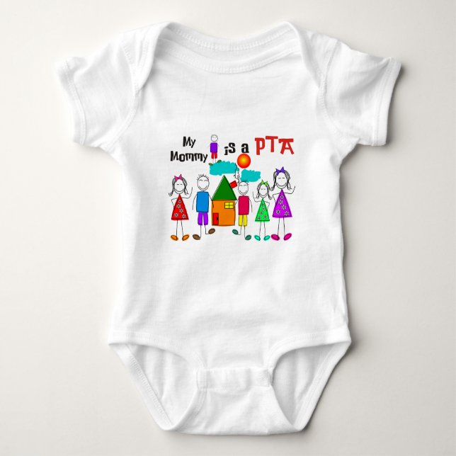 My Mummy is a Physical Therapy Assistant PTA Baby Bodysuit (Front)