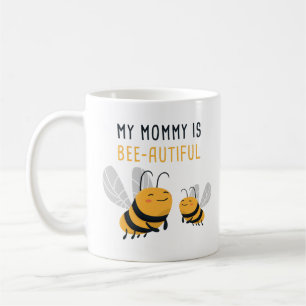 My Mummy is Bee-utiful Mother’s Day Cute Bee Kids Coffee Mug