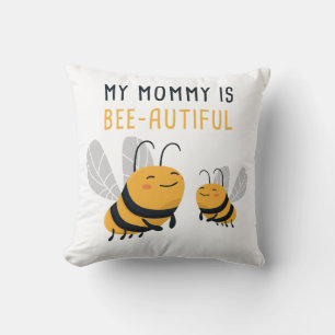 My Mummy is Bee-utiful Mother’s Day Cute Bee Kids Cushion