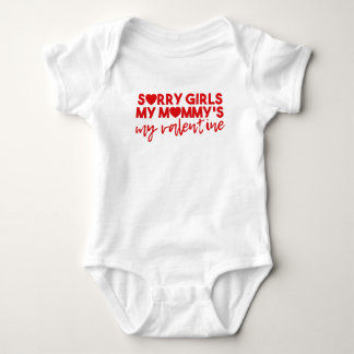 My Mummy Is My Valentine Baby Bodysuit