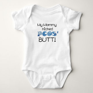 My Mummy Kicked PCOS' Butt! Baby Boy Bodysuit