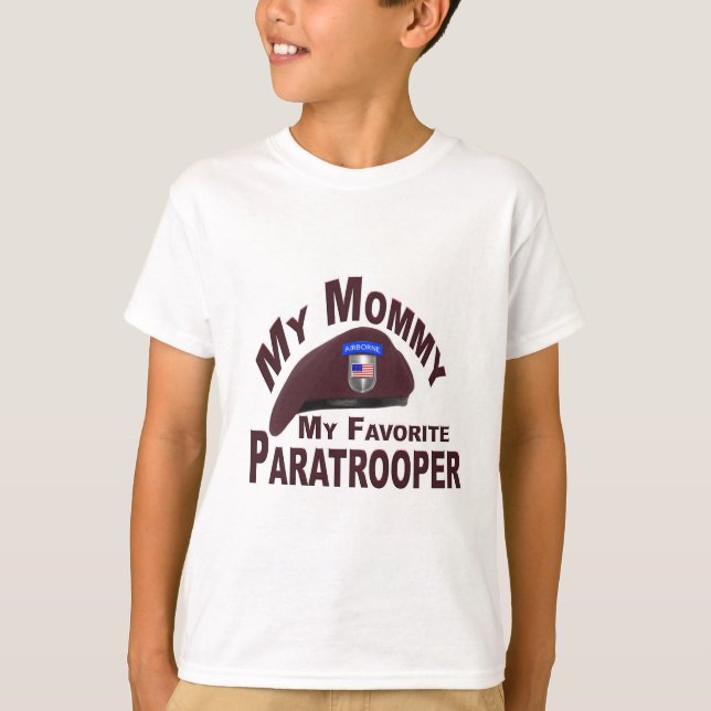 My Mummy My Favourite Paratrooper Tee Shirt (Front)
