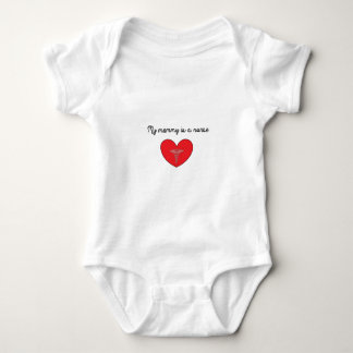My mummy's a nurse baby bodysuit