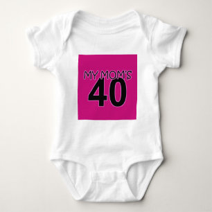 My Mum's 40 Baby Bodysuit