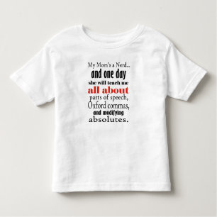 My Mum's a Nerd, Toddler Jersey T-Shirt