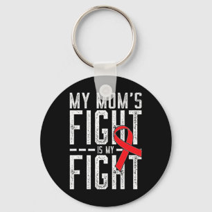 My Mum's Fight Is My Fight Blood Cancer Awareness Key Ring