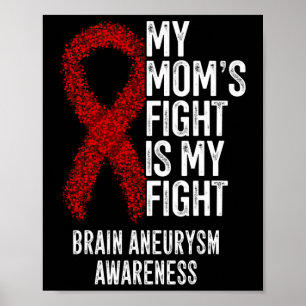 My Mum's Fight Is My Fight Brain Aneurysm Awarenes Poster