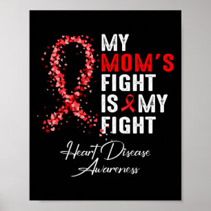My Mum's Fight Is My Fight Heart Disease Awareness Poster