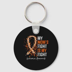 My Mum's Fight Is My Fight - Leukaemia Awareness G Key Ring