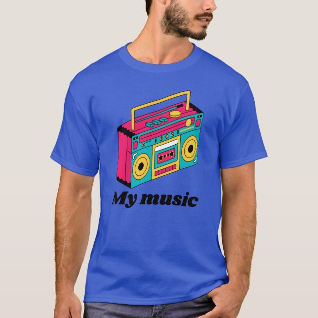 My music Boombo 90s Style T-Shirt (Front)