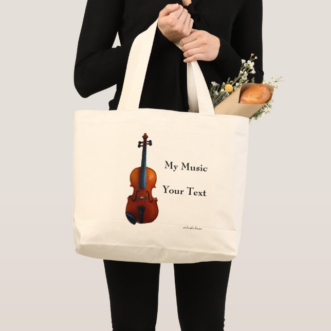 My Music Large Tote Bag (Front (Product))