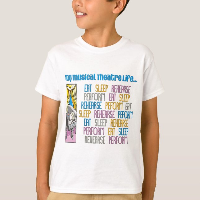 My Musical Theatre Life Kids Lite T-Shirt (Front)